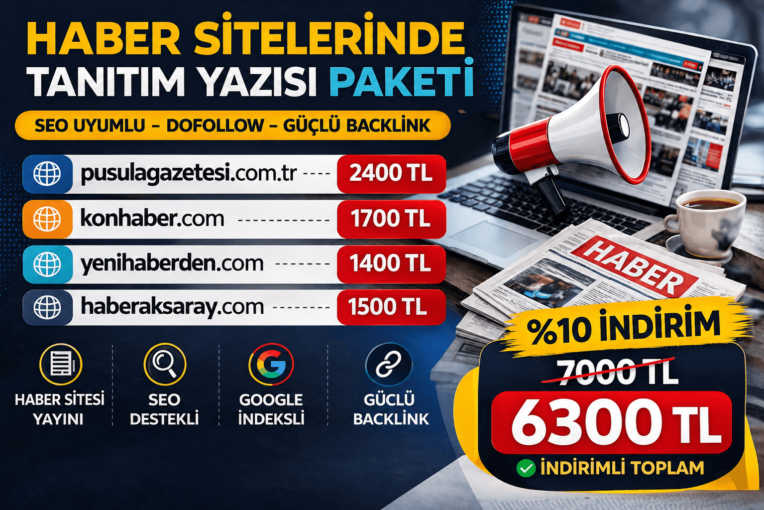 ✅Haber Sitelerinde Tanıtım Yazısı Paketi – Güçlü Backlink ve SEO Güçlendirme Fırsatı✅